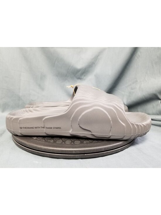 Adidas Adilette 22 Slides Slip On Synthetic Grey Men\'s Size 12 NEW WITH TAGS! main image 9
